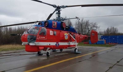В Москве подожгли вертолёт Ка-32, принадлежащий «Московскому авиационному центру»